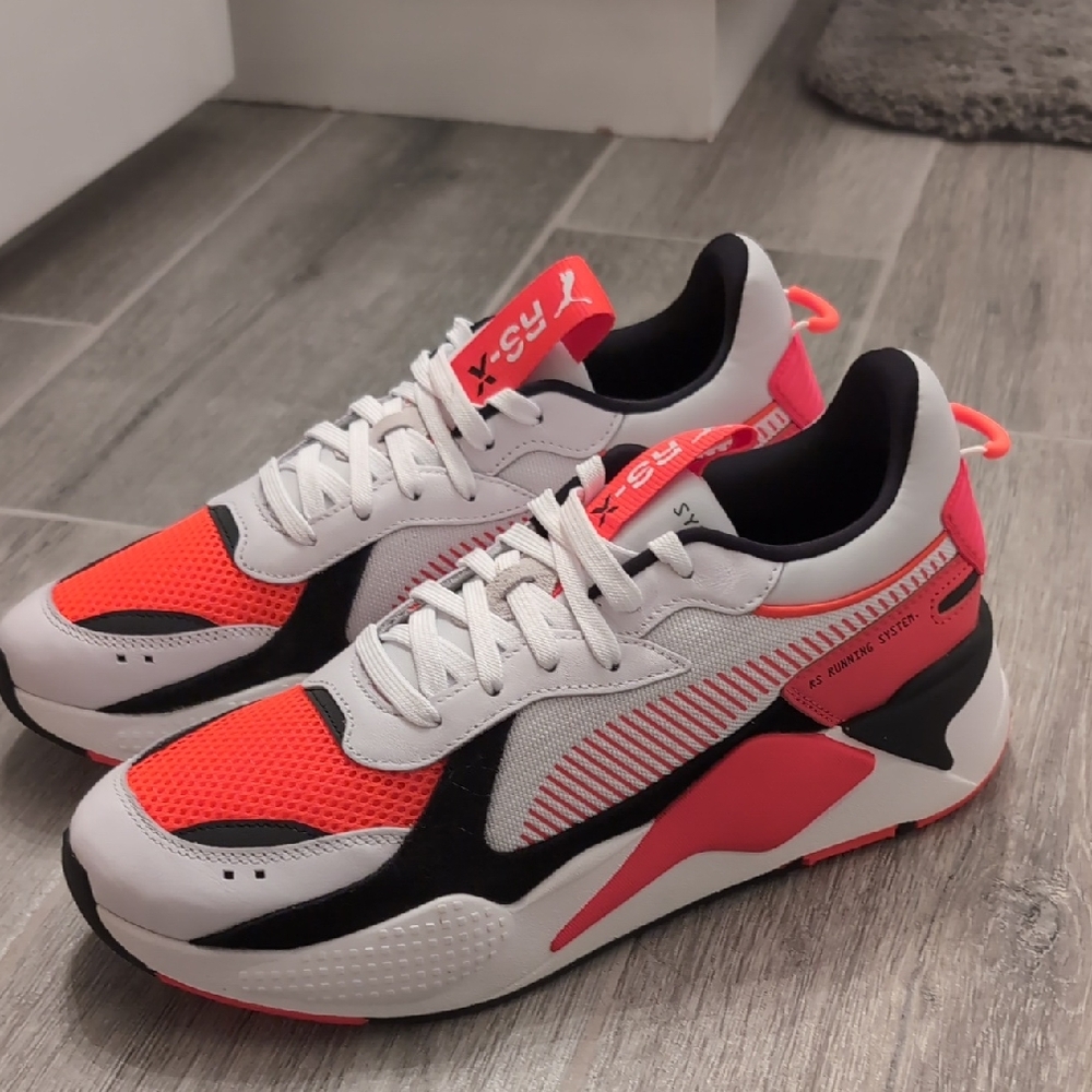 Puma RS-X3 White and OrangeSneakers